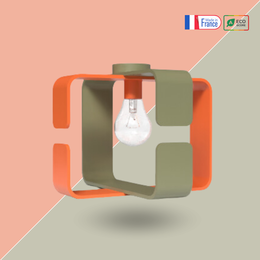 Lampe Plafonnier Bicolore - BO X
