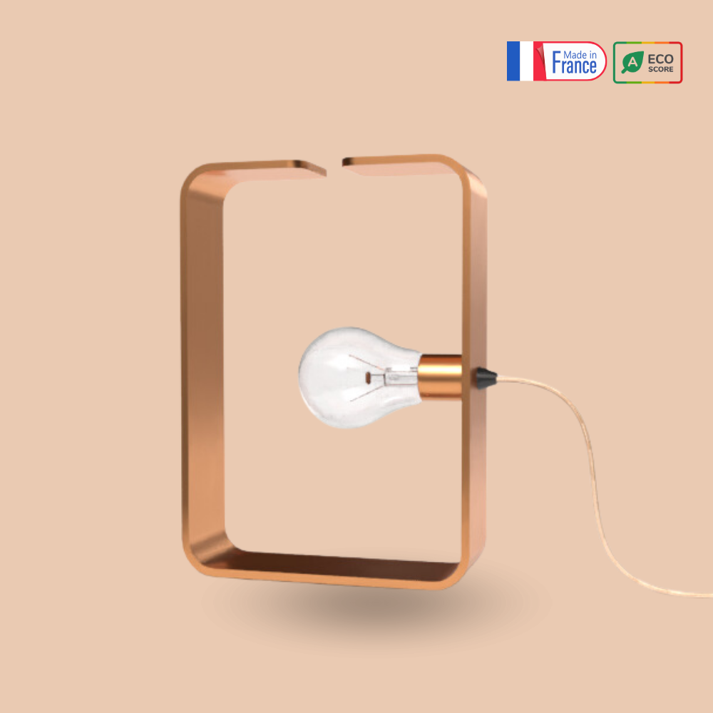 Lampe à Poser – acier recyclé fabrication artisanale française collection BO