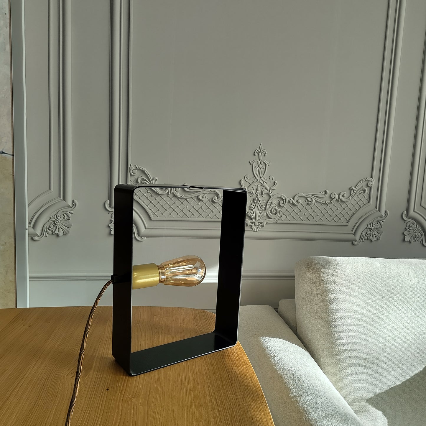 Lampe à Poser – acier recyclé fabrication artisanale française collection BO
