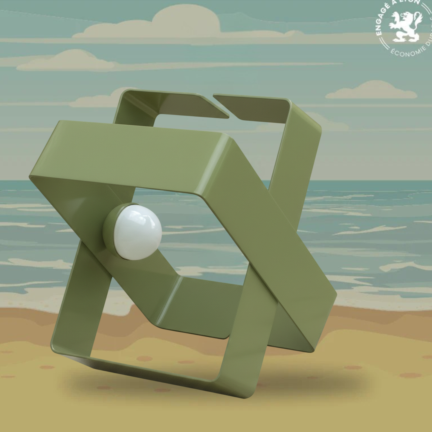 Lampe BO X extérieur Nomad fabrication française artisanale - Led sans fil 🏖️
