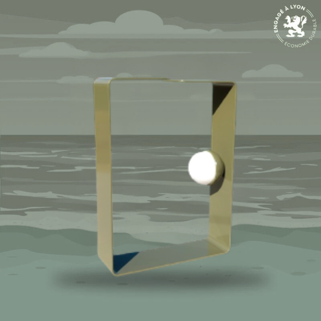 Lampe artisanale design acier recyclé collection artisanale française BO Nomad - Led sans fil🏖️