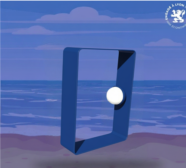Lampe artisanale design acier recyclé collection artisanale française BO Nomad - Led sans fil🏖️