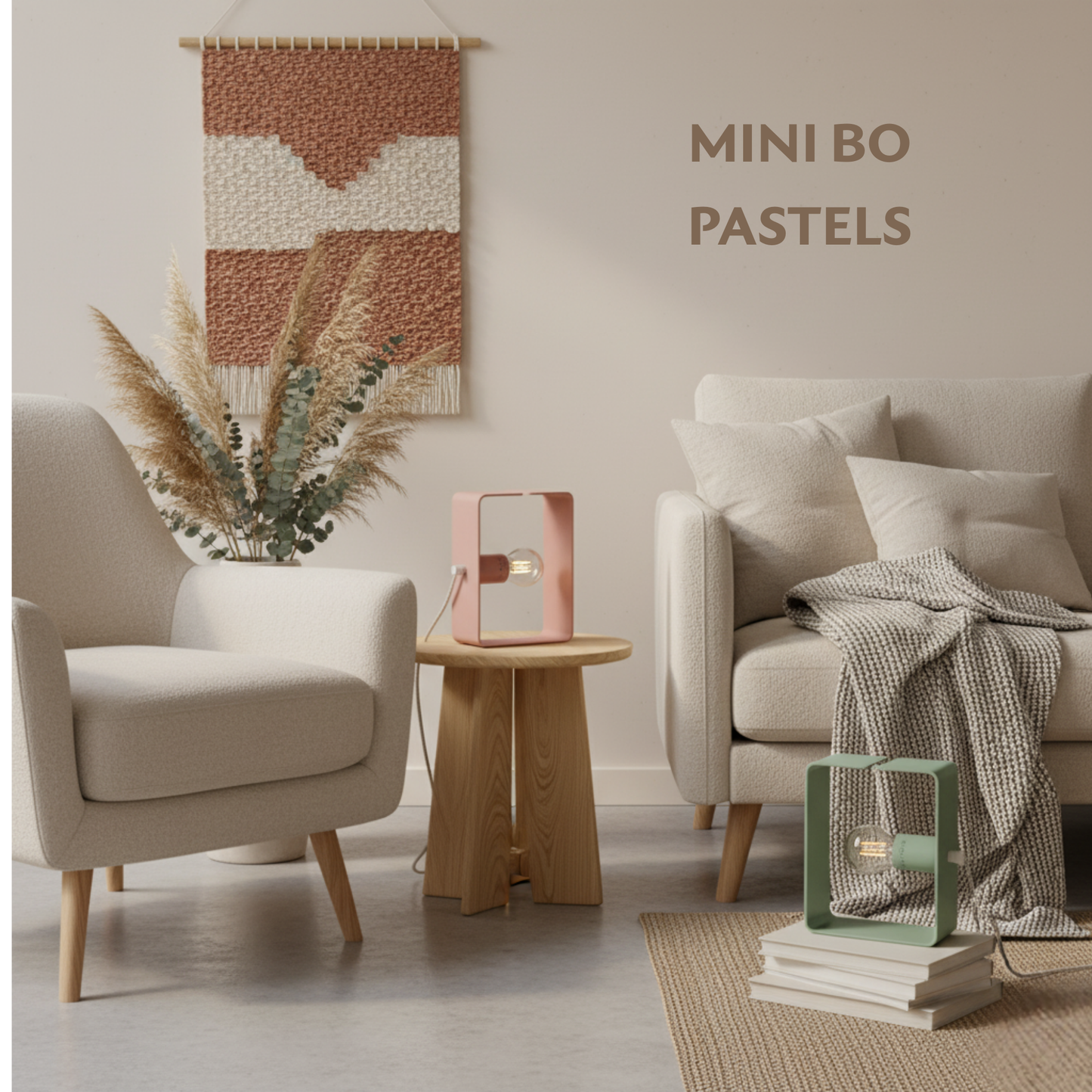 Lampe à Poser artisanale – acier recyclé français, fabrication française - Mini BO