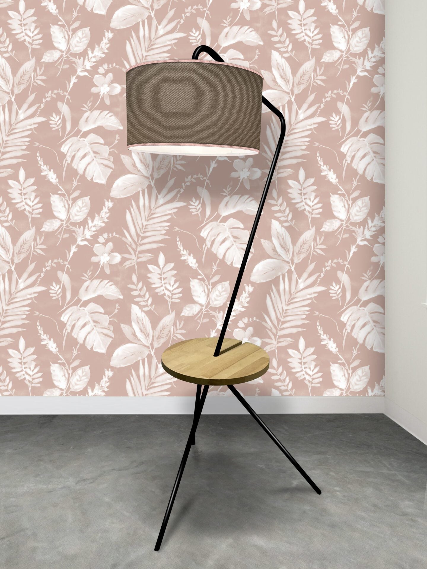 Lampadaire artisanale 100% fabrication française et matière de réemploie modèle REPLAY