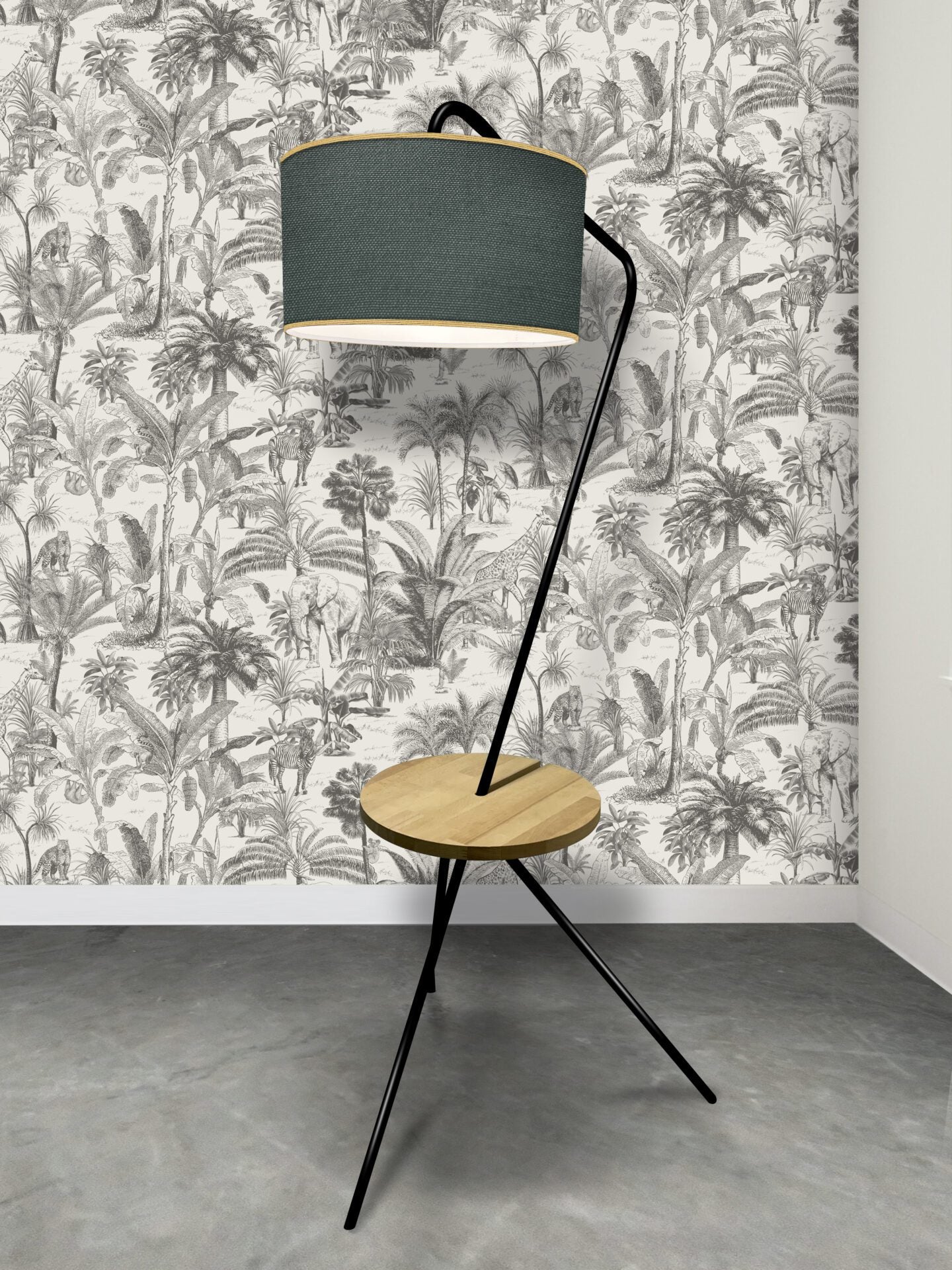 Lampadaire artisanale 100% fabrication française et matière de réemploie modèle REPLAY