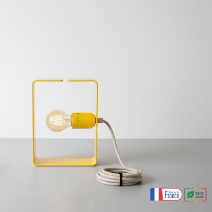 Lampe à Poser  artisanale –  acier recyclé français, fabrication française - Mini BO