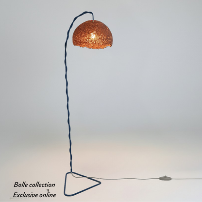 Lampadaire Bolle en carton de réemploie