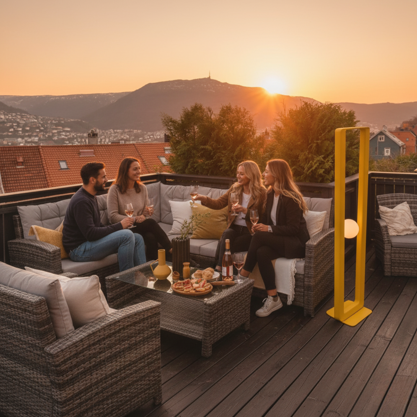 Lampadaire extérieur sans fil ,   BO Nomad