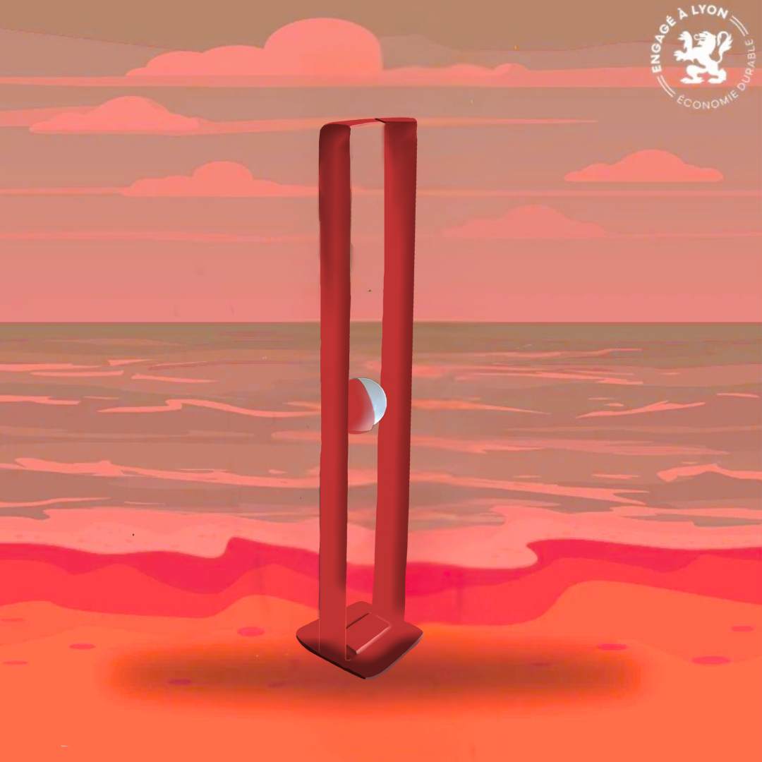 Lampadaire extérieur sans fil ,   BO Nomad