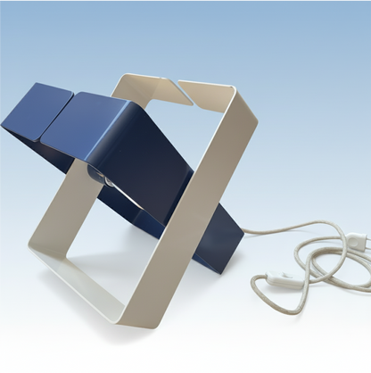 Lampe à Poser Bicolore - BO X - acier recyclé fabrication 100% française