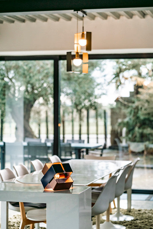 Lampe Suspension  acier recyclé 100% fabrication française-  collection BO