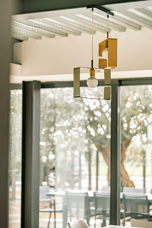 Lampe Suspension  acier recyclé 100% fabrication française-  collection BO